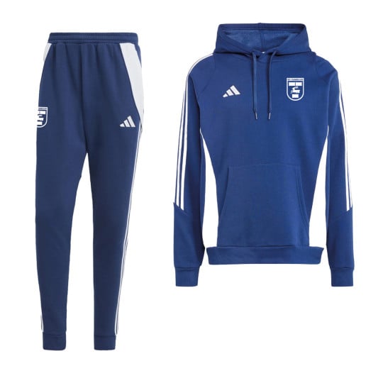 adidas SC Cambuur Hooded Trainingspak Blauw Wit