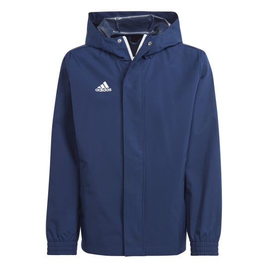 adidas Entrada 22 Allweather Jack Kids Blauw