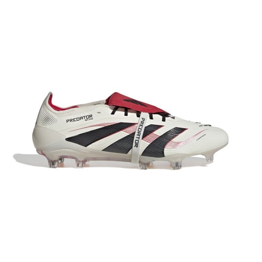 adidas Predator Elite FT Gras Voetbalschoenen (FG) Wit Zwart Rood