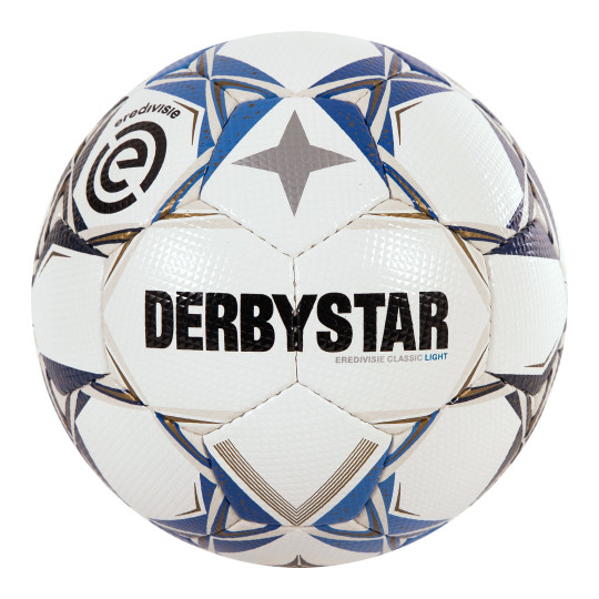 Derbystar Eredivisie Classic Light Voetbal Maat 5 2024-2025 Wit Blauw Zwart