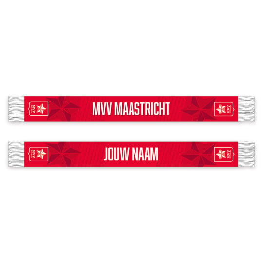 MVV Maastricht Thuis Sjaal 2024-2025 Gepersonaliseerd