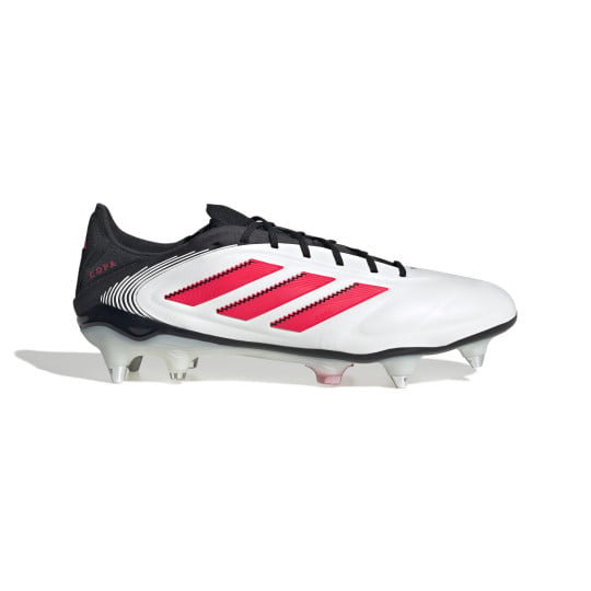 adidas Copa Pure III Elite IJzeren-Nop Voetbalschoenen (SG) Wit Zwart Rood