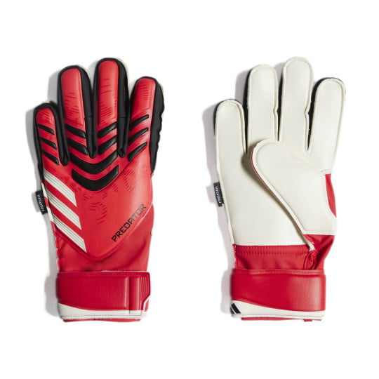 adidas Predator Match Fingersave Keepershandschoenen Kids Rood Wit Zwart