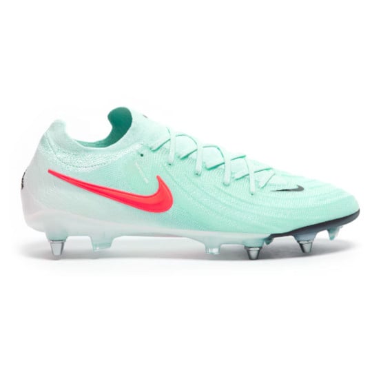 Nike Phantom GX II Elite IJzeren-Nop Voetbalschoenen (SG) Pro Player Mintgroen Rood Zwart