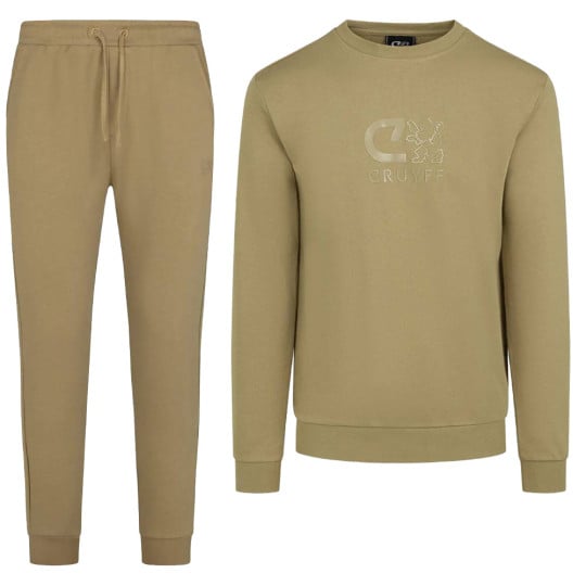 Cruyff Classic Crew Trainingspak Beige