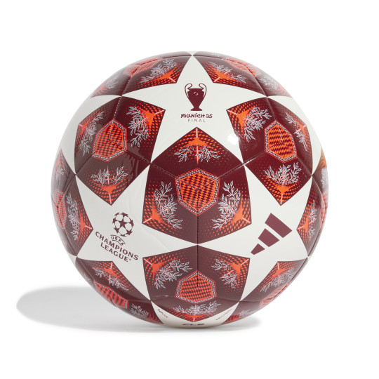 adidas UEFA Champions League Club Ballon de Foot Taille 5 2024-2025 Rouge Blanc Orange