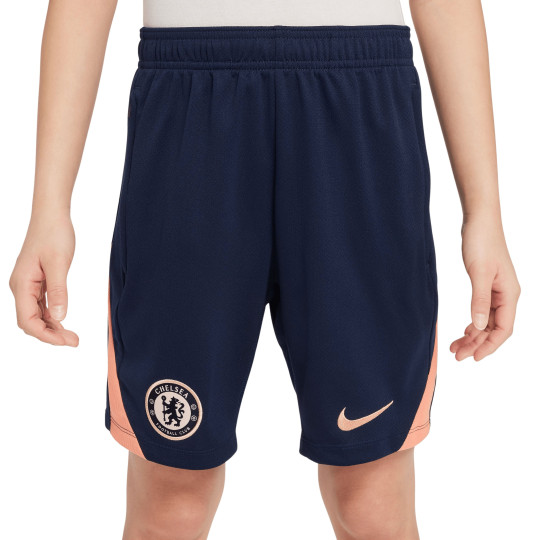 Nike Chelsea Strike Trainingsbroekje 2024-2025 Kids Donkerblauw Lichtroze Goud