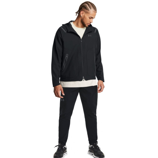 Under Armour Unstoppable Tapered Trainingspak Full-Zip Zwart Grijs