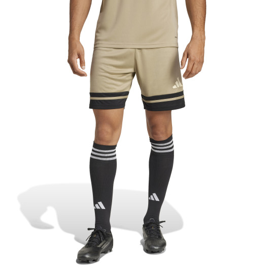 adidas Squadra 25 Voetbalbroekje Beige Zwart