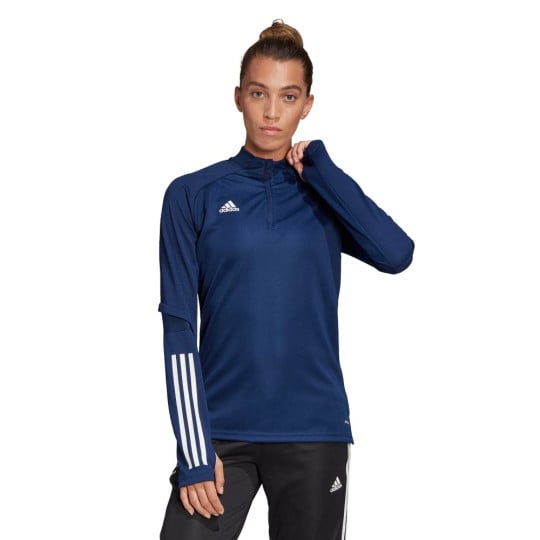 adidas Condivo 20 Trainingstrui 1/4-Zip Dames Donkerblauw Wit