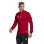 adidas Entrada 22 Haut d'Entraînement 1/4-Zip Rouge Blanc