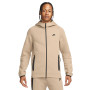 Nike Tech Fleece Sportswear Veste Beige Noir