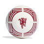 adidas Manchester United Club Ballon de Foot Taille 5 Blanc Rouge