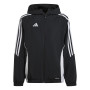 adidas Tiro 24 Coupe-Vent Enfants Noir Blanc