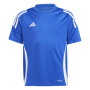 Maillot de football adidas Tiro 24 pour enfant bleu blanc