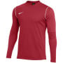 Nike Park 20 Crew Sweater Kids Rood Wit