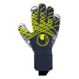 Uhlsport Prediction Ultragrip Gants de Gardien de But Bleu Foncé Blanc Jaune