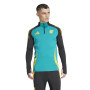 adidas Jamaïque Haut d'Entraînement 1/4-Zip 2024-2026 Vert Noir Jaune