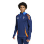 adidas Juventus Haut d'Entraînement 1/4-Zip 2024-2025 Bleu Foncé Orange Blanc