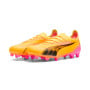 PUMA Ultra Ultimate Gras / Kunstgras Voetbalschoenen (MG) Dames Oranje Zwart Roze