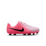 Nike Tiempo Legend 10 Club Gazon Naturel Gazon Artificiel Chaussures de Foot (MG) Enfants Rose Clair Rose Vif Noir