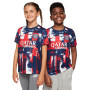 Nike Paris Saint-Germain Pre-Match Trainingsshirt 2024-2025 Kids Donkerblauw Rood Wit