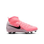 Nike Phantom Luna II Club Gazon Naturel Gazon Artificiel Chaussures de Foot (MG) Enfants Rose Vif Rose Clair Noir