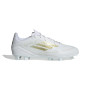 adidas F50 League Gazon Naturel Chaussures de Foot (FG) Blanc Doré