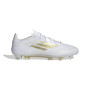 adidas F50 Elite Gazon Naturel Chaussures de Foot (FG) Blanc Doré