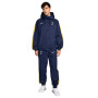 Nike Tottenham Hotspur Trainingspak Woven Hooded 2024-2025 Donkerblauw Geel Wit