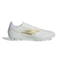 adidas F50 League Sans Lacets Gazon Naturel Chaussures de Foot (FG) Blanc Doré