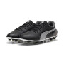 PUMA King Match Gras / Kunstgras Voetbalschoenen (MG) Zwart Wit Grijs