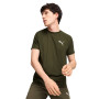 PUMA Evostripe T-Shirt Vert Olive Argenté