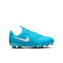 Nike Phantom GX II Academy Gras / Kunstgras Voetbalschoenen (MG) Kids Blauw Wit