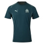 PUMA Olympique Marseille Casuals T-Shirt 2024-2025 Bleu Foncé Bleu Clair