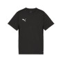 PUMA teamGOAL Trainingsshirt Kids Zwart Wit Grijs