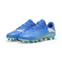 PUMA Future 7 Play Gras / Kunstgras Voetbalschoenen (MG) Kids Blauw Turquoise Wit