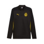 PUMA Borussia Dortmund Haut d'Entraînement 1/4 Zip 2024-2025 Enfants Noir Jaune