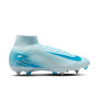 Nike Zoom Mercurial Superfly 10 Elite Crampons Vissés Chaussures de Foot (SG) Bleu Clair Bleu