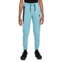 Nike Tech Fleece Sportswear Pantalon de Jogging Enfants Bleu Clair Noir