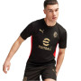 PUMA AC Milan Maillot d'Entraînement 2024-2025 Noir Rouge Doré