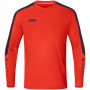 Chemise JAKO Power Keeper pour enfants orange et bleu foncé