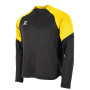 Haut d'entraînement Stanno Bolt 1/4-Zip pour enfants, noir et jaune