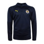 PUMA Fenerbahce SK Trainingstrui 1/4 Zip 2024-2025 Donkerblauw Geel