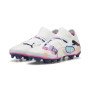 PUMA Future 7 Match Gras / Kunstgras Voetbalschoenen (MG) Wit Blauw Roze