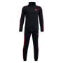 Under Armour Knit Trainingspak Full-Zip Kids Zwart Rood Zwart