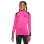 Nike Chelsea Strike Trainingstrui 1/4-Zip 2024-2025 Kids Roze Zwart