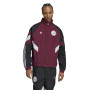 adidas Ajax Originals Veste d'Entraînement 2024-2025 Bordeaux Blanc Noir