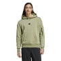 adidas City Escape Fleece Hoodie Olijfgroen Zwart