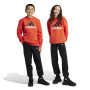 adidas Essentials Big Logo Fleece Joggingpak Kids Rood Zwart Wit